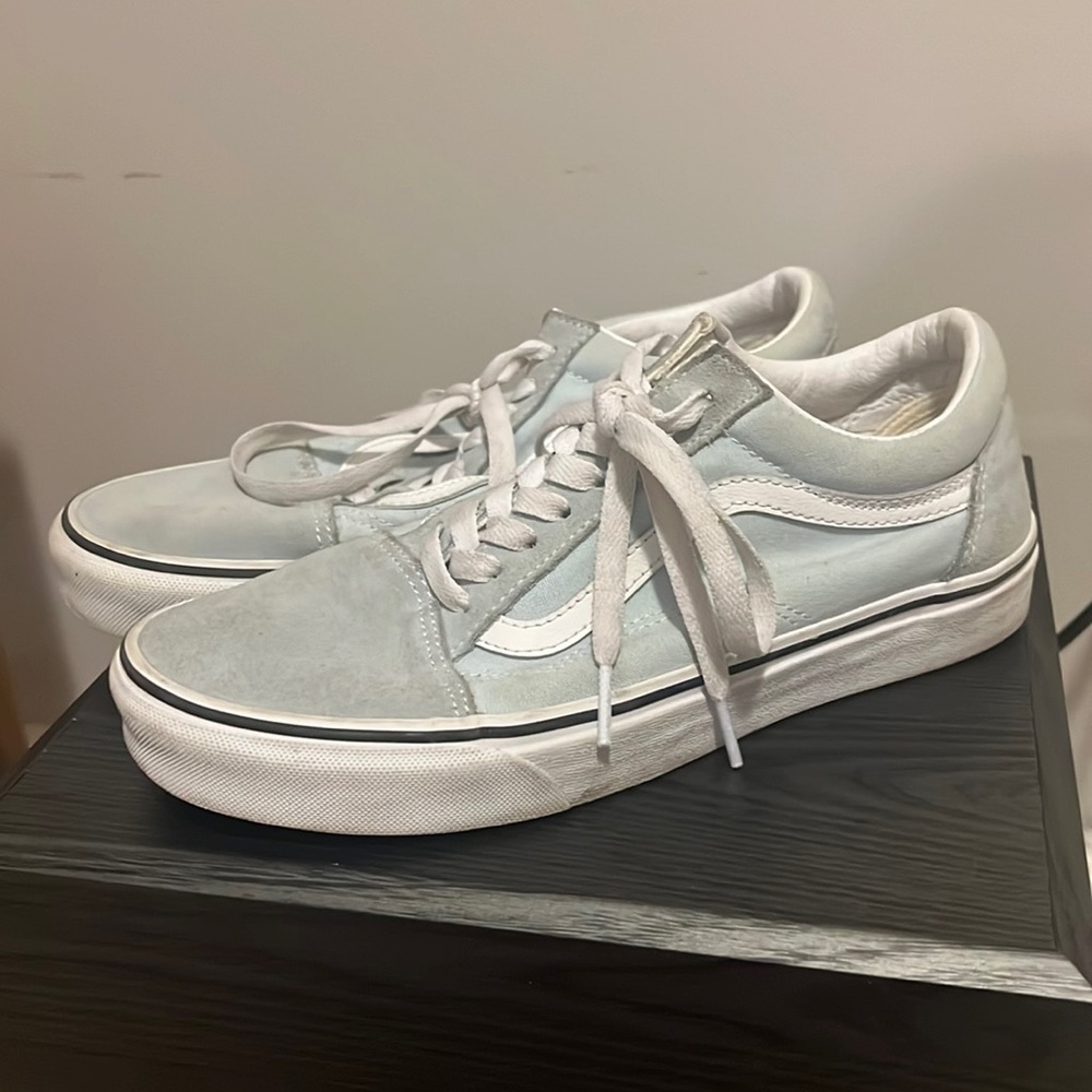 baby blue old skool shoe